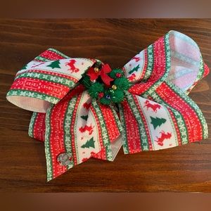 Jojo Siwa signature collection Christmas hair now clip.